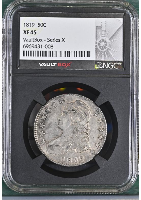 1819 50C NGC XF45 FRONT