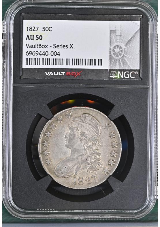 1827 50C NGC AU50 FRONT