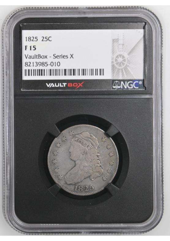 1825 25C NGC F15 FRONT