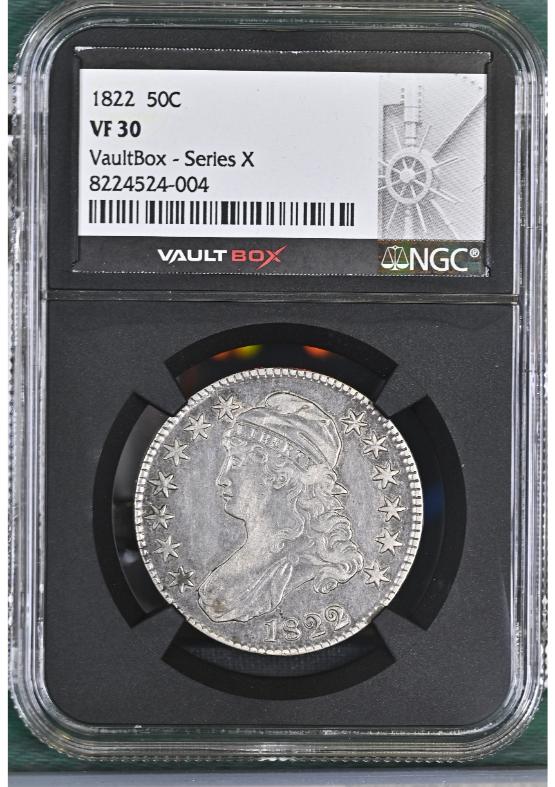 1822 50C NGC VF30 FRONT