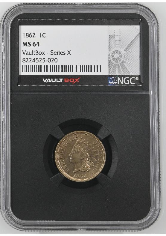 1862 1C NGC MS64 FRONT