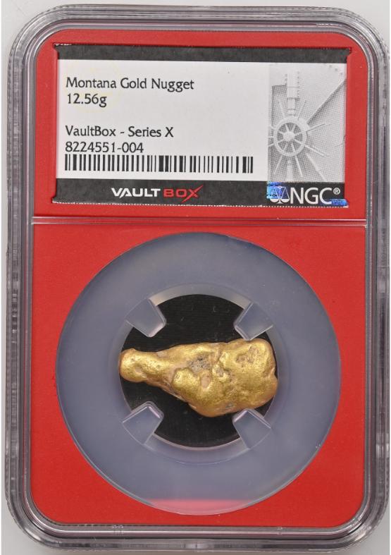 12.56G Montana Gold Nugget NGC GENUINE FRONT