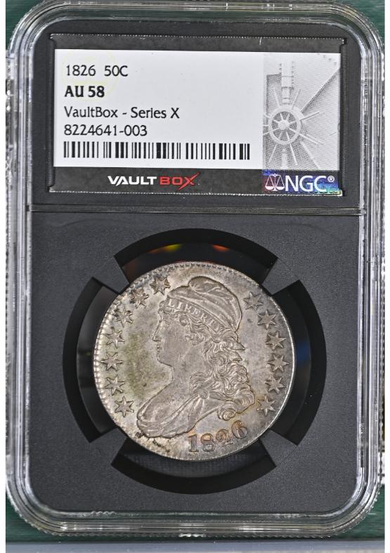 1826 50C NGC AU58 FRONT