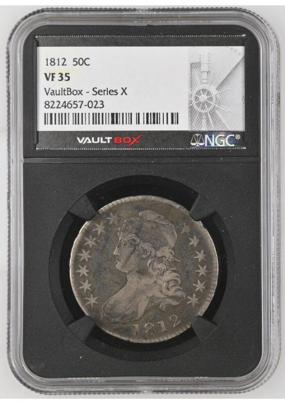 1812 50C NGC VF35 FRONT