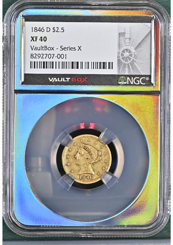 1846-D G$2.5 NGC XF40 FRONT