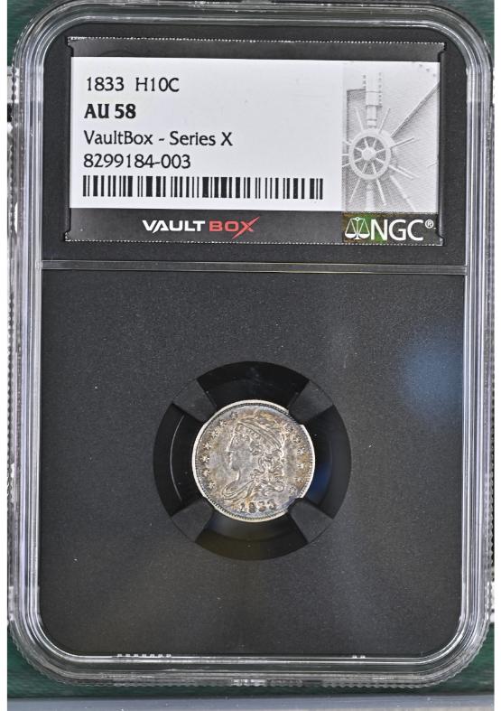 1833 H10C NGC AU58 FRONT