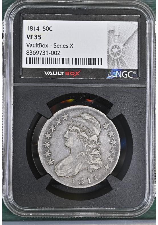 1814 50C NGC VF35 FRONT
