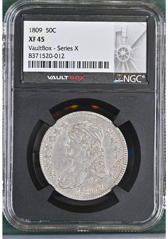 1809 50C NGC XF45 FRONT