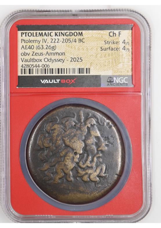 PTOLEMAIC KINGDOM PTOLEMY IV