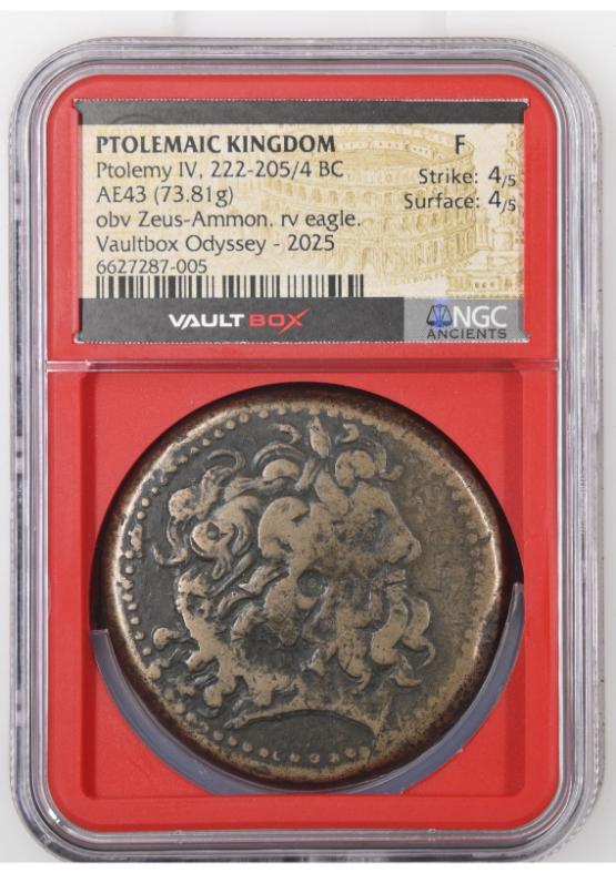 PTOLEMAIC KINGDOM PTOLEMY IV