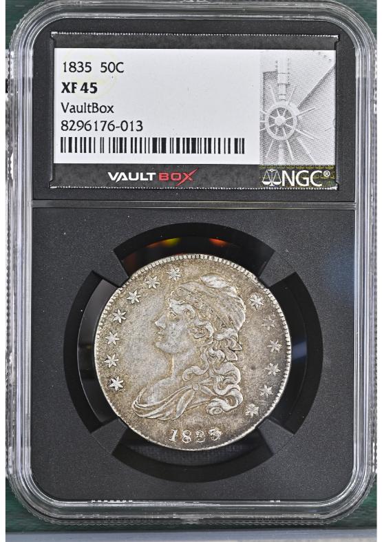 1835 50C NGC XF45 FRONT