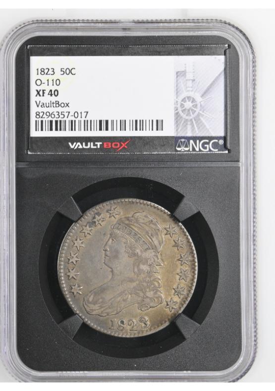 1823 50C O-110 NGC XF40 FRONT