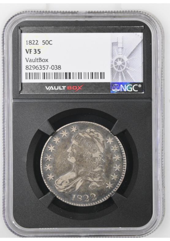1822 50C NGC VF35 FRONT