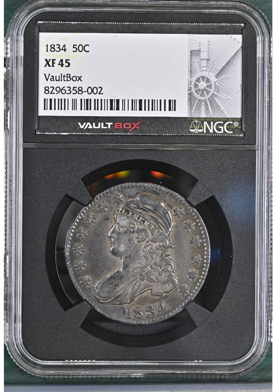 1834 50C NGC XF45 FRONT