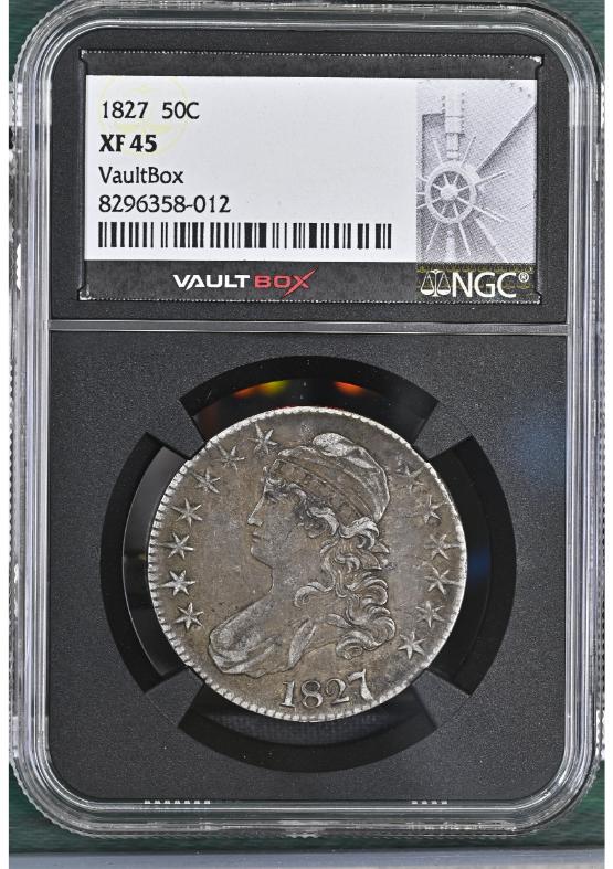1827 50C NGC XF45 FRONT