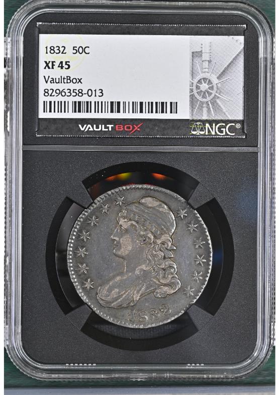 1832 50C NGC XF45 FRONT