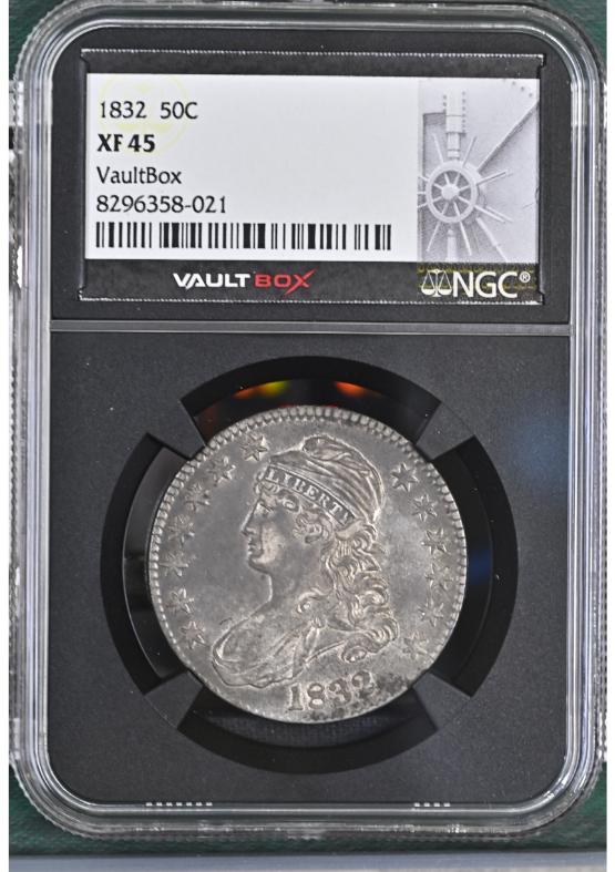 1832 50C NGC XF45 FRONT