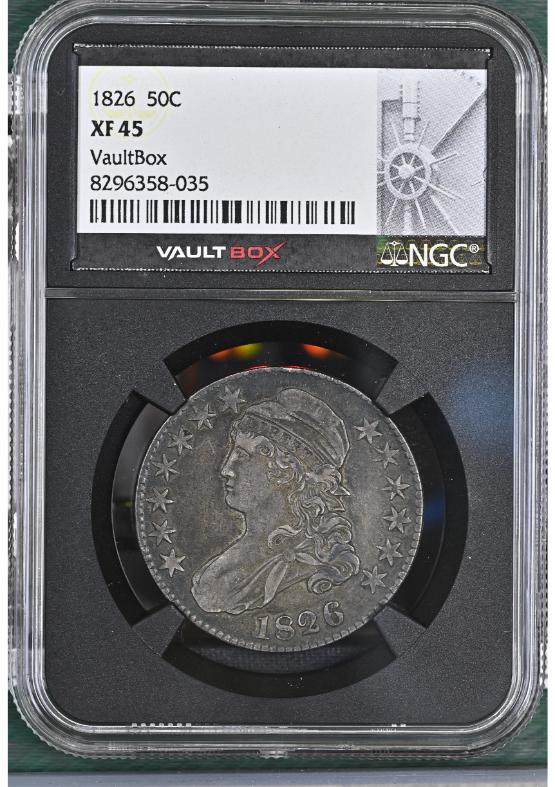 1826 50C NGC XF45 FRONT
