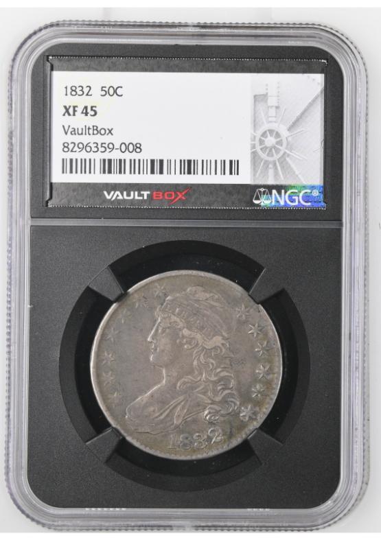 1832 50C NGC XF45 FRONT