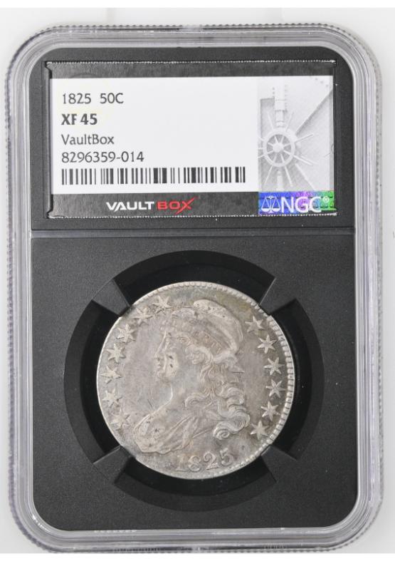 1825 50C NGC XF45 FRONT
