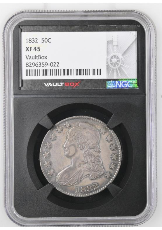 1832 50C NGC XF45 FRONT