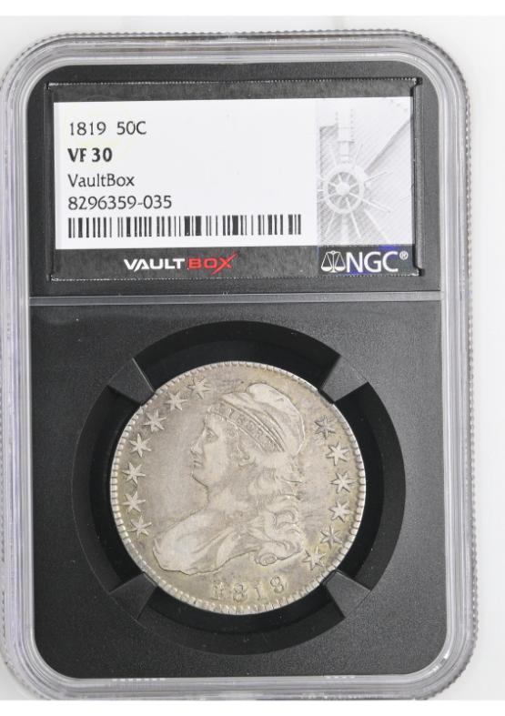 1819 50C NGC VF30 FRONT