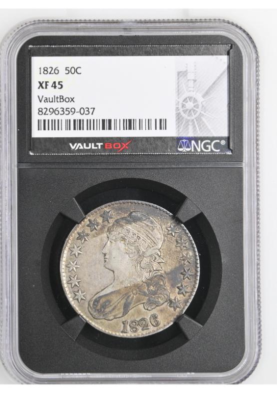 1826 50C NGC XF45 FRONT