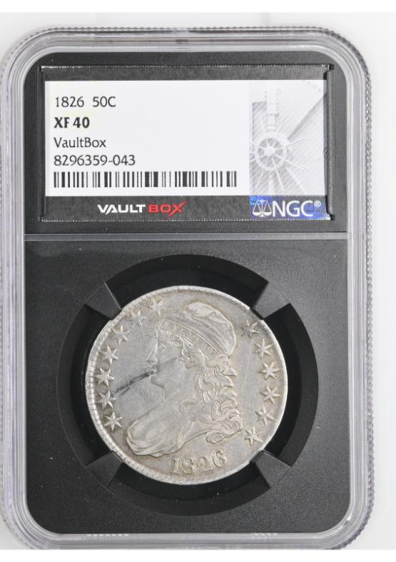 1826 50C NGC XF40 FRONT