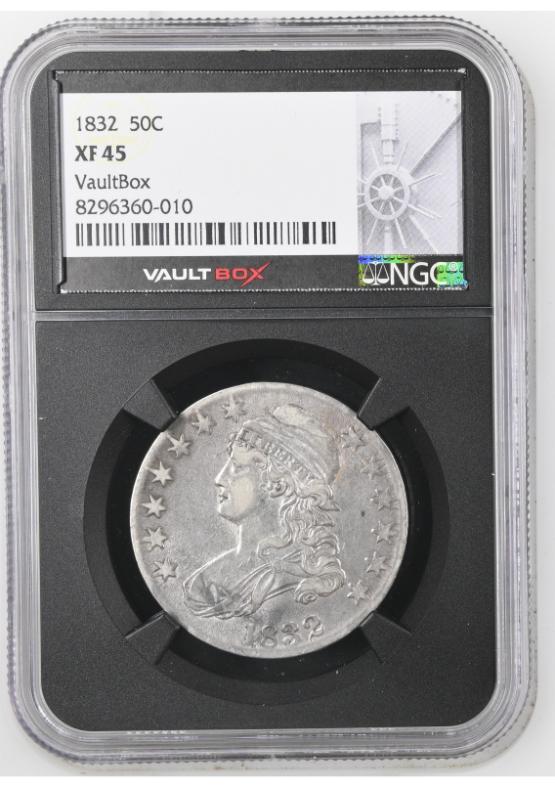 1832 50C NGC XF45 FRONT