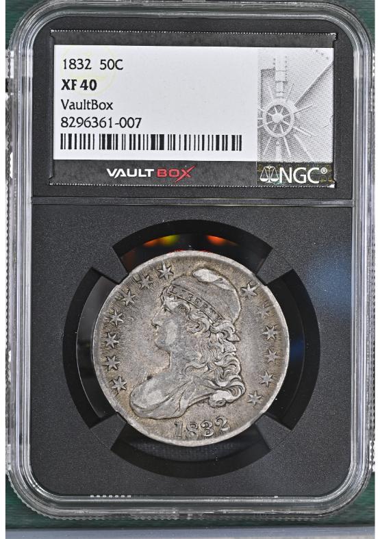1832 50C NGC XF40 FRONT