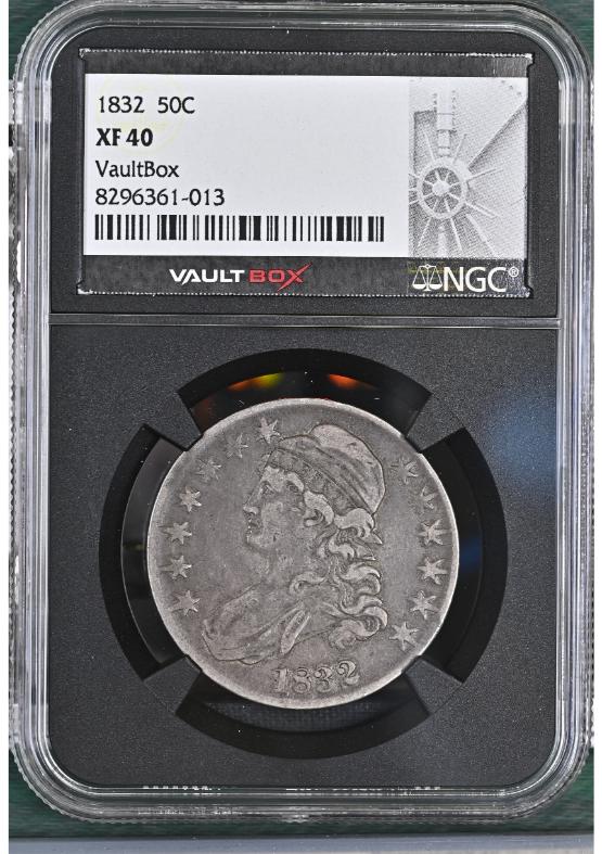 1832 50C NGC XF40 FRONT