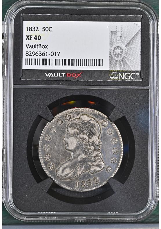 1832 50C NGC XF40 FRONT