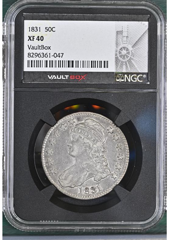 1831 50C NGC XF40 FRONT