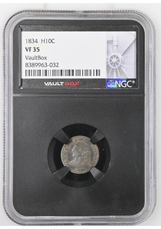 1834 H10C NGC VF35 FRONT