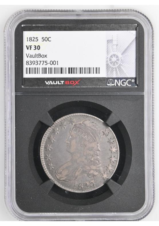 1825 50C NGC VF30 FRONT