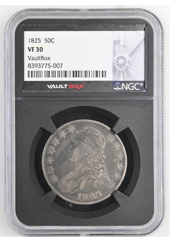 1825 50C NGC VF30 FRONT