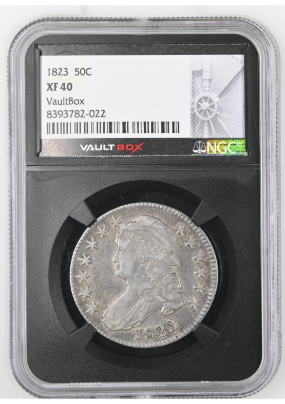 1823 50C NGC XF40 FRONT