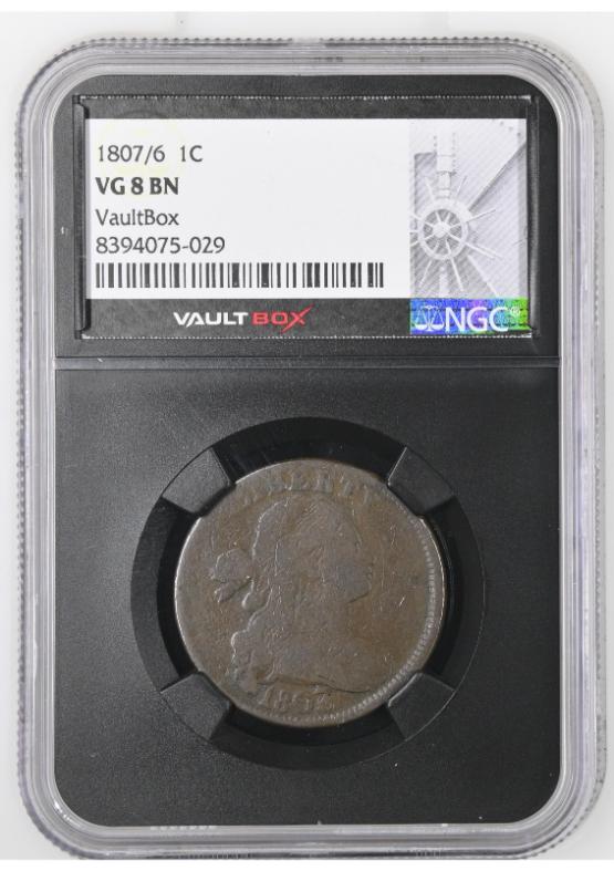 1807/6 1C NGC VG8BN FRONT