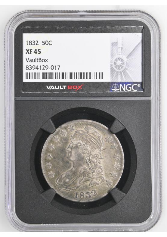 1832 50C NGC XF45 FRONT