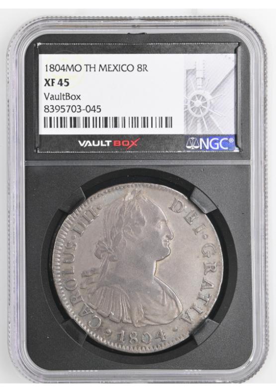 1804MO TH MEXICO 8R NGC XF45 FRONT