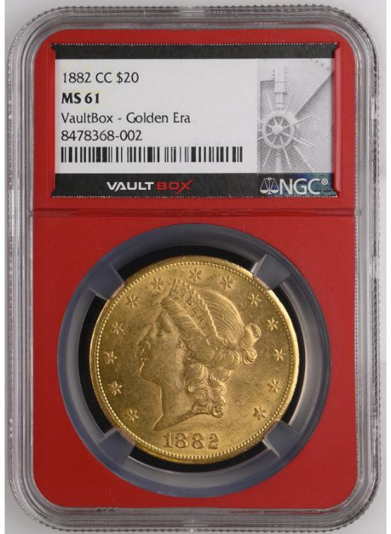 1882-CC G$20 NGC MS61 FRONT