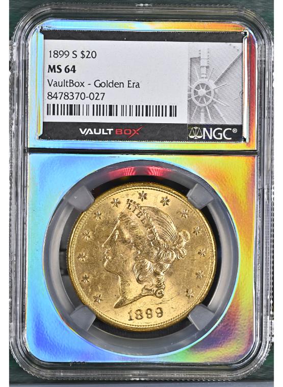 1899-S G$20 NGC MS64 FRONT