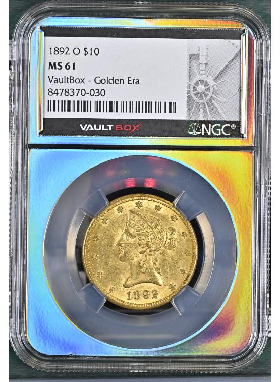 1892-O G$10 NGC MS61 FRONT