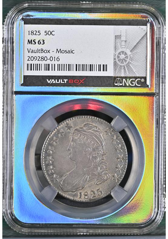 1825 50C NGC MS63 CAC FRONT