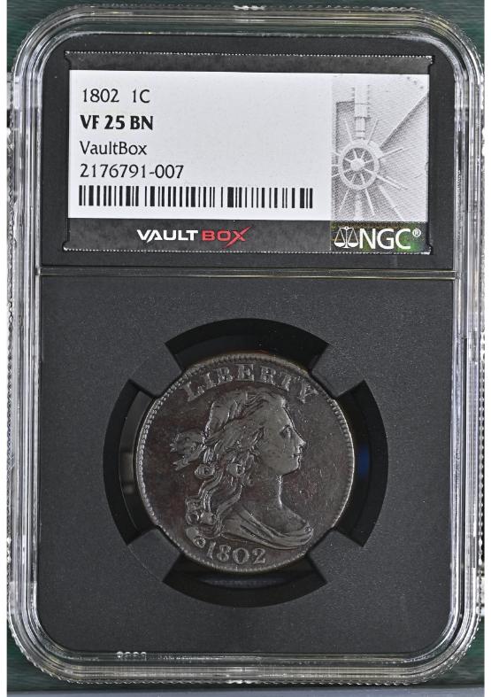 1802 1C NGC VF25BN FRONT