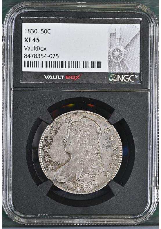 1830 50C NGC XF45 FRONT