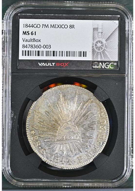 1844GO PM MEXICO 8R NGC MS61 FRONT