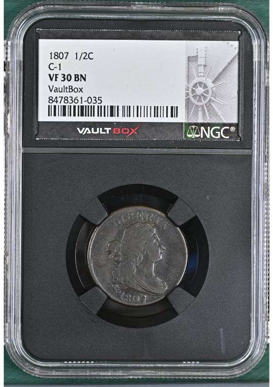 1807 1/2C C-1 NGC VF30BN FRONT
