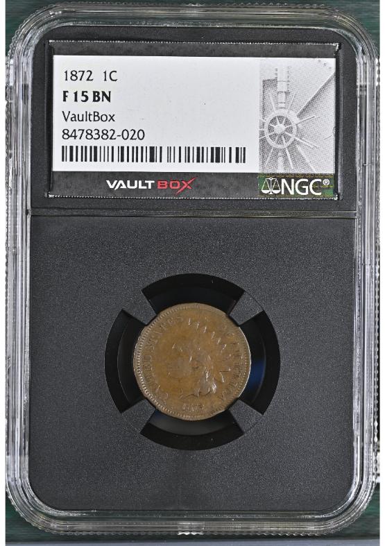 1872 1C NGC F15BN FRONT
