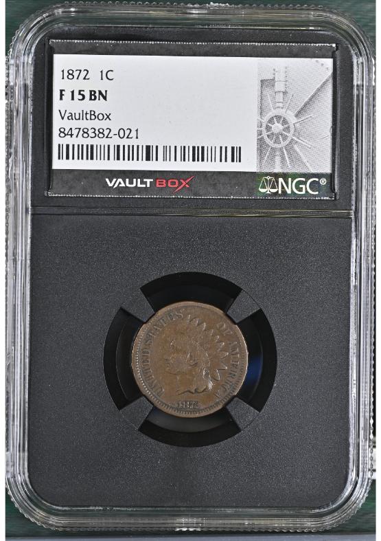 1872 1C NGC F15BN FRONT